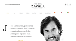 Desktop Screenshot of josemariazavala.com